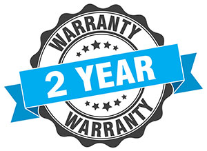 Malibu Caravans 2 Year Warranty Seal